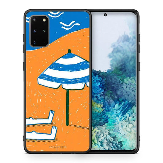 Θήκη Samsung S20 Plus Summering από τη Smartfits με σχέδιο στο πίσω μέρος και μαύρο περίβλημα | Samsung S20 Plus Summering case with colorful back and black bezels