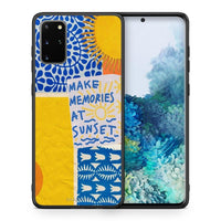 Thumbnail for Θήκη Samsung S20 Plus Sunset Memories από τη Smartfits με σχέδιο στο πίσω μέρος και μαύρο περίβλημα | Samsung S20 Plus Sunset Memories case with colorful back and black bezels