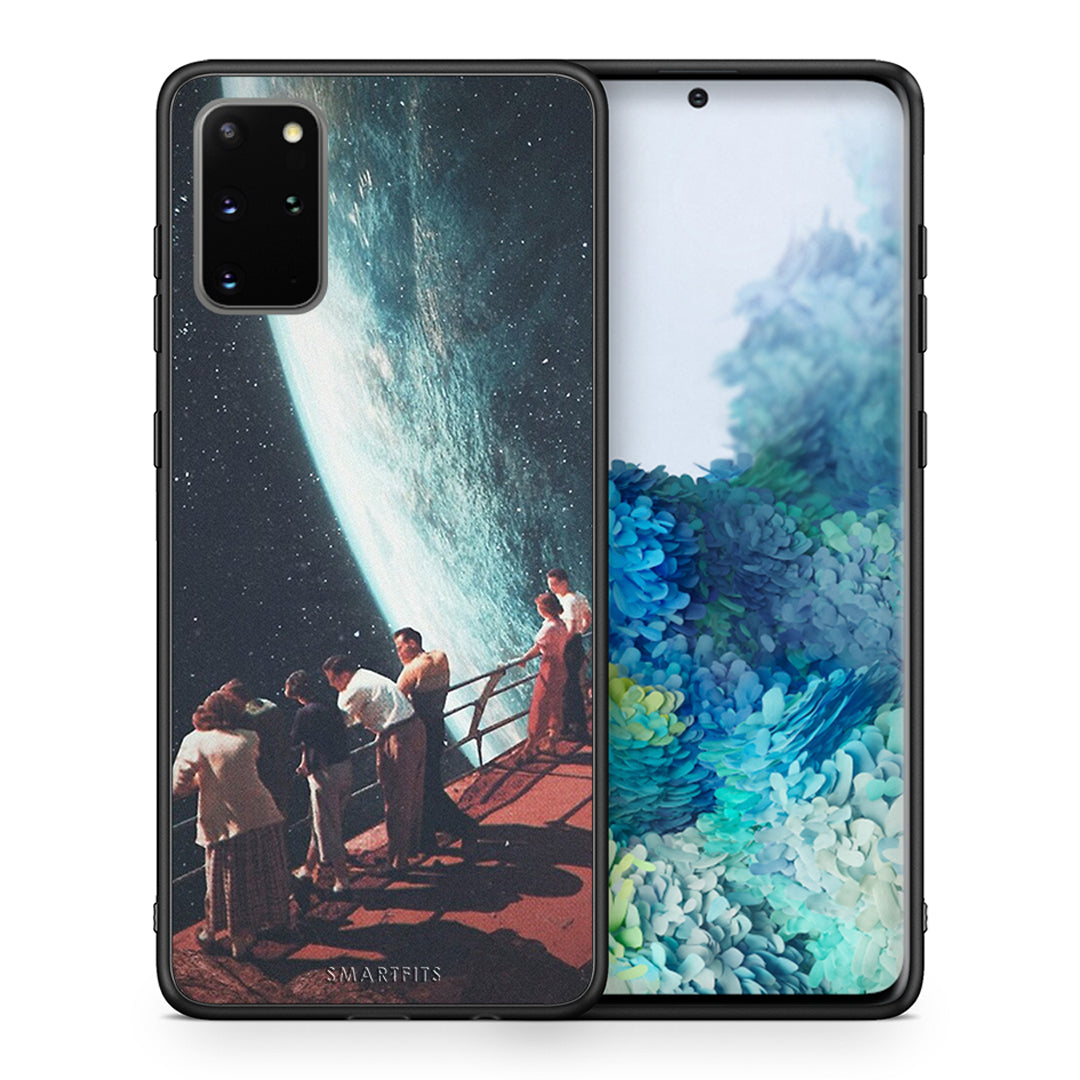Θήκη Samsung S20 Plus Surreal View από τη Smartfits με σχέδιο στο πίσω μέρος και μαύρο περίβλημα | Samsung S20 Plus Surreal View case with colorful back and black bezels