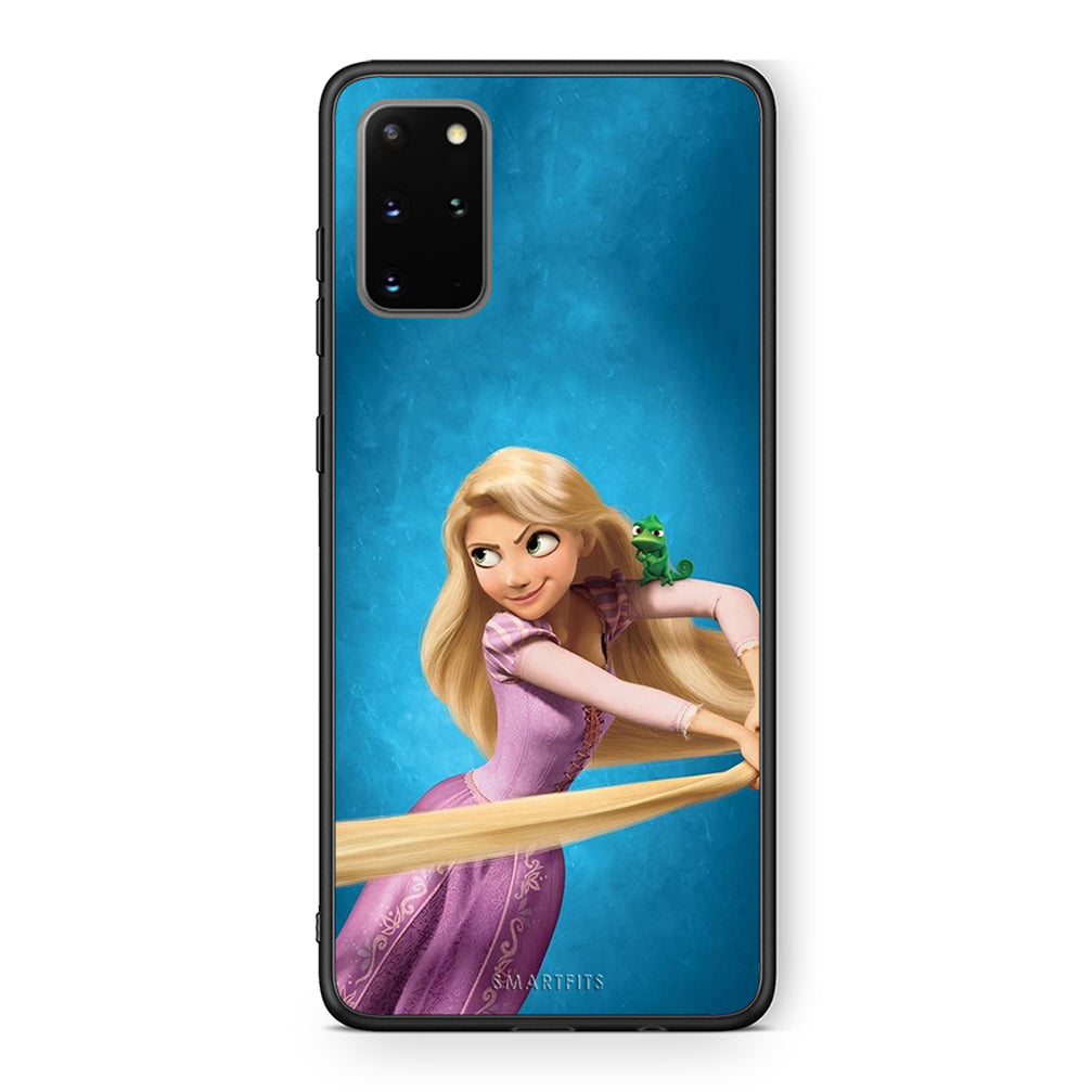 Samsung S20 Plus Tangled 2 Θήκη Αγίου Βαλεντίνου από τη Smartfits με σχέδιο στο πίσω μέρος και μαύρο περίβλημα | Smartphone case with colorful back and black bezels by Smartfits