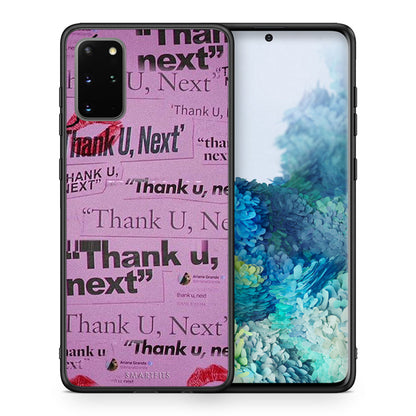 Θήκη Αγίου Βαλεντίνου Samsung S20 Plus Thank You Next από τη Smartfits με σχέδιο στο πίσω μέρος και μαύρο περίβλημα | Samsung S20 Plus Thank You Next case with colorful back and black bezels