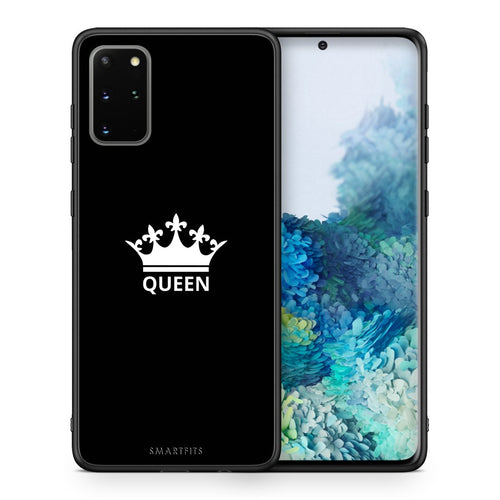 Θήκη Samsung S20 Plus Queen Valentine από τη Smartfits με σχέδιο στο πίσω μέρος και μαύρο περίβλημα | Samsung S20 Plus Queen Valentine case with colorful back and black bezels