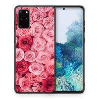 Thumbnail for Θήκη Samsung S20 Plus RoseGarden Valentine από τη Smartfits με σχέδιο στο πίσω μέρος και μαύρο περίβλημα | Samsung S20 Plus RoseGarden Valentine case with colorful back and black bezels