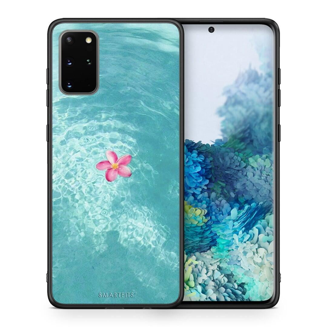 Θήκη Samsung S20 Plus Water Flower από τη Smartfits με σχέδιο στο πίσω μέρος και μαύρο περίβλημα | Samsung S20 Plus Water Flower case with colorful back and black bezels