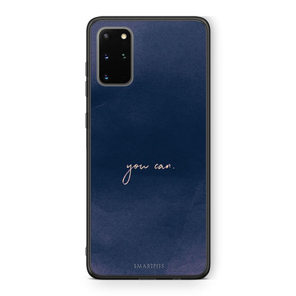 Samsung S20 Plus You Can θήκη από τη Smartfits με σχέδιο στο πίσω μέρος και μαύρο περίβλημα | Smartphone case with colorful back and black bezels by Smartfits
