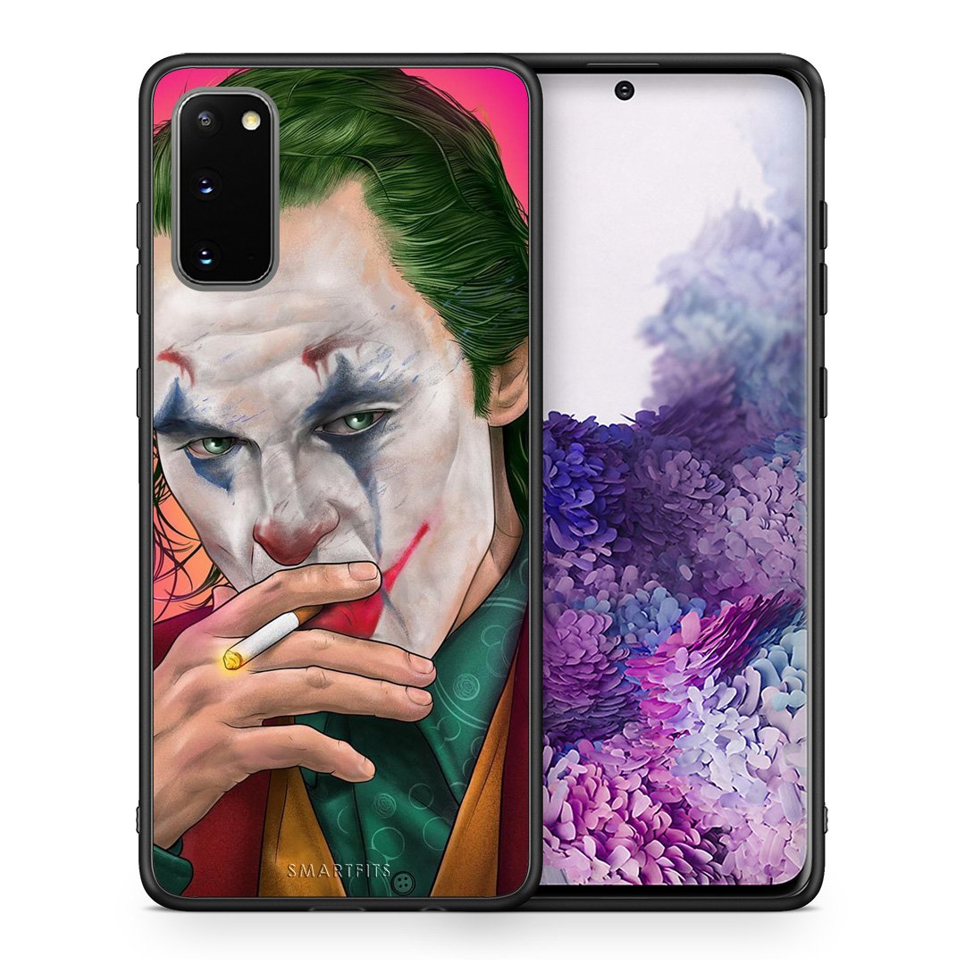 Θήκη Samsung S20 JokesOnU PopArt από τη Smartfits με σχέδιο στο πίσω μέρος και μαύρο περίβλημα | Samsung S20 JokesOnU PopArt case with colorful back and black bezels