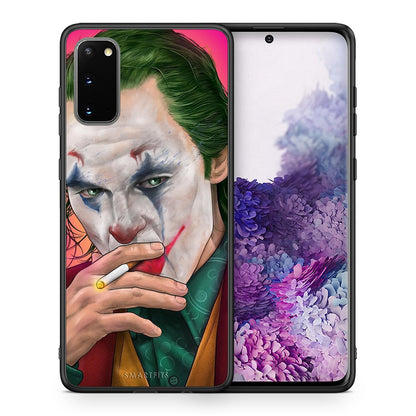 Θήκη Samsung S20 JokesOnU PopArt από τη Smartfits με σχέδιο στο πίσω μέρος και μαύρο περίβλημα | Samsung S20 JokesOnU PopArt case with colorful back and black bezels