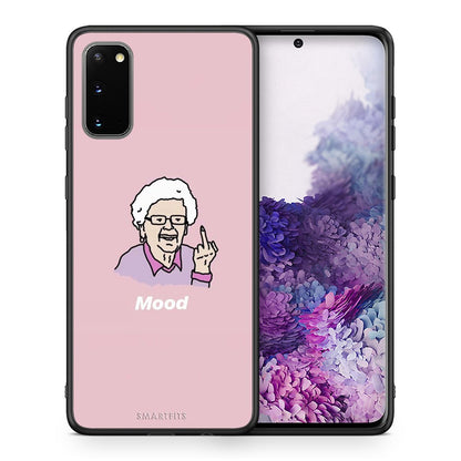 Θήκη Samsung S20 Mood PopArt από τη Smartfits με σχέδιο στο πίσω μέρος και μαύρο περίβλημα | Samsung S20 Mood PopArt case with colorful back and black bezels