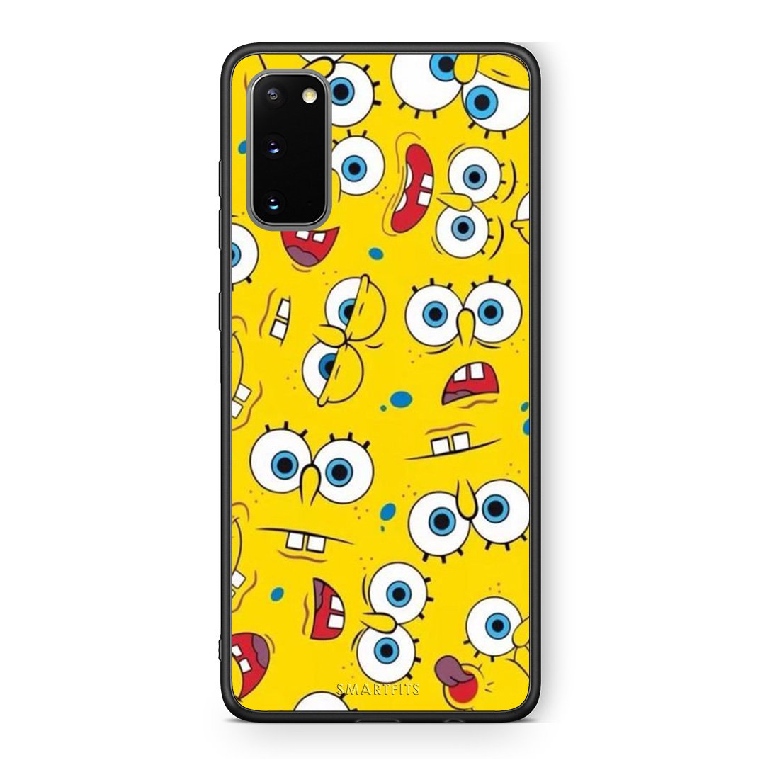 4 - Samsung S20 Sponge PopArt case, cover, bumper
