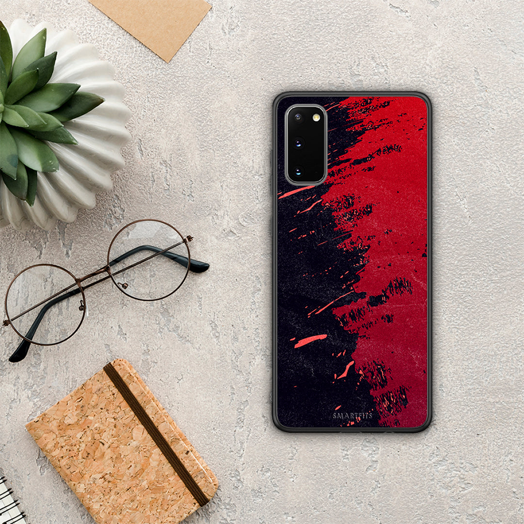 Red Paint - Samsung Galaxy S20 θήκη