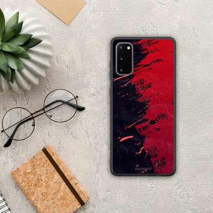 Red Paint - Samsung Galaxy S20 θήκη