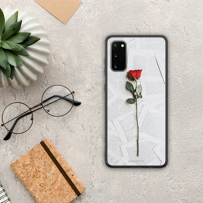 Red Rose - Samsung Galaxy S20 θήκη