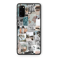 Thumbnail for Samsung S20 Retro Beach Life Θήκη από τη Smartfits με σχέδιο στο πίσω μέρος και μαύρο περίβλημα | Smartphone case with colorful back and black bezels by Smartfits