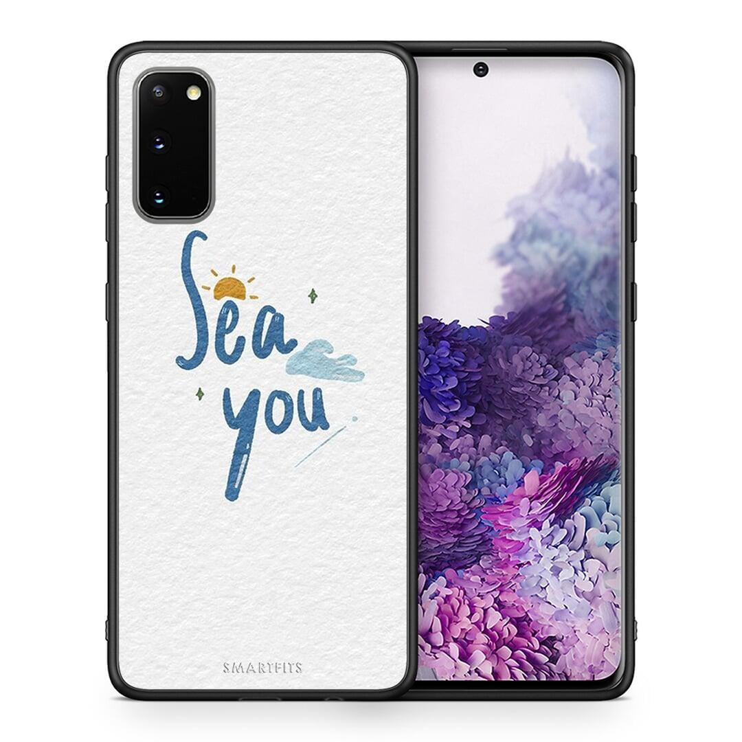 Θήκη Samsung S20 Sea You από τη Smartfits με σχέδιο στο πίσω μέρος και μαύρο περίβλημα | Samsung S20 Sea You case with colorful back and black bezels