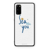 Thumbnail for Samsung S20 Sea You Θήκη από τη Smartfits με σχέδιο στο πίσω μέρος και μαύρο περίβλημα | Smartphone case with colorful back and black bezels by Smartfits