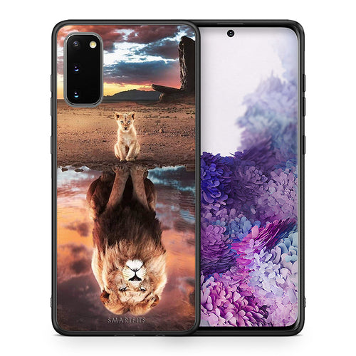 Θήκη Αγίου Βαλεντίνου Samsung S20 Sunset Dreams από τη Smartfits με σχέδιο στο πίσω μέρος και μαύρο περίβλημα | Samsung S20 Sunset Dreams case with colorful back and black bezels