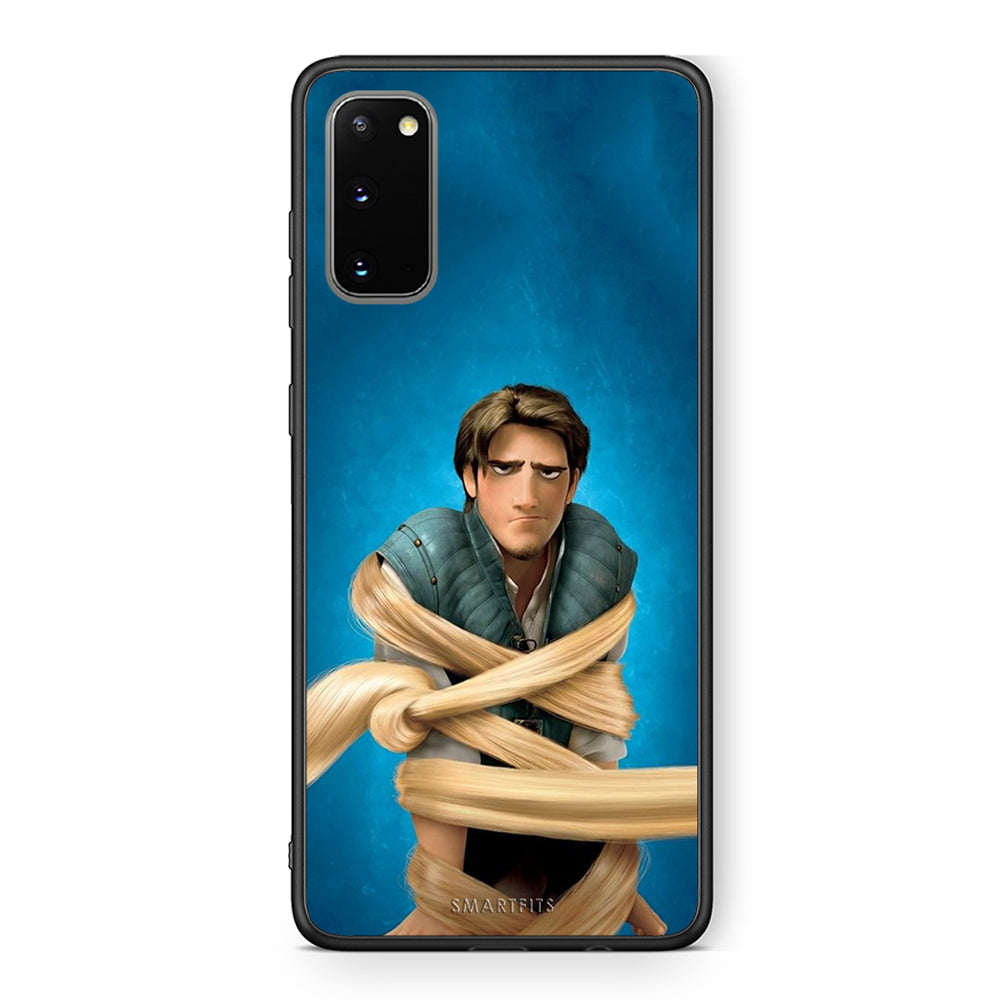 Samsung S20 Tangled 1 Θήκη Αγίου Βαλεντίνου από τη Smartfits με σχέδιο στο πίσω μέρος και μαύρο περίβλημα | Smartphone case with colorful back and black bezels by Smartfits