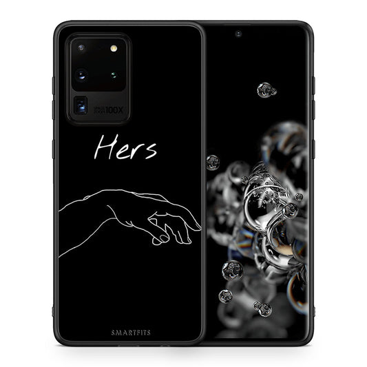 Θήκη Αγίου Βαλεντίνου Samsung S20 Ultra Aeshetic Love 1 από τη Smartfits με σχέδιο στο πίσω μέρος και μαύρο περίβλημα | Samsung S20 Ultra Aeshetic Love 1 case with colorful back and black bezels