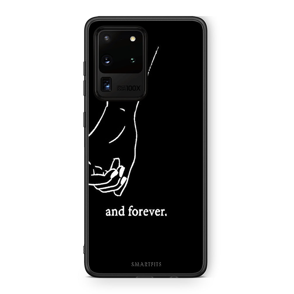 Samsung S20 Ultra Always & Forever 2 Θήκη Αγίου Βαλεντίνου από τη Smartfits με σχέδιο στο πίσω μέρος και μαύρο περίβλημα | Smartphone case with colorful back and black bezels by Smartfits