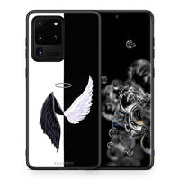 Thumbnail for Θήκη Samsung S20 Ultra Angels Demons από τη Smartfits με σχέδιο στο πίσω μέρος και μαύρο περίβλημα | Samsung S20 Ultra Angels Demons case with colorful back and black bezels