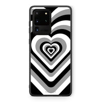 Thumbnail for Samsung S20 Ultra Black Hearts θήκη από τη Smartfits με σχέδιο στο πίσω μέρος και μαύρο περίβλημα | Smartphone case with colorful back and black bezels by Smartfits