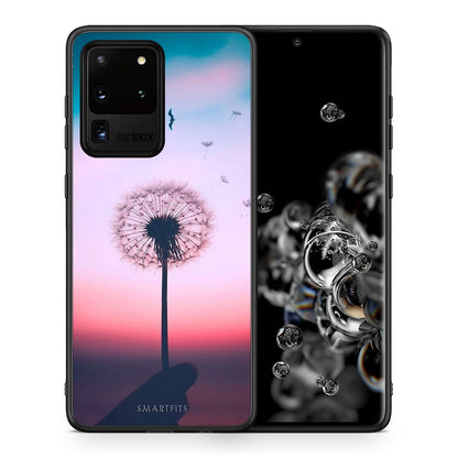 Θήκη Samsung S20 Ultra Wish Boho από τη Smartfits με σχέδιο στο πίσω μέρος και μαύρο περίβλημα | Samsung S20 Ultra Wish Boho case with colorful back and black bezels