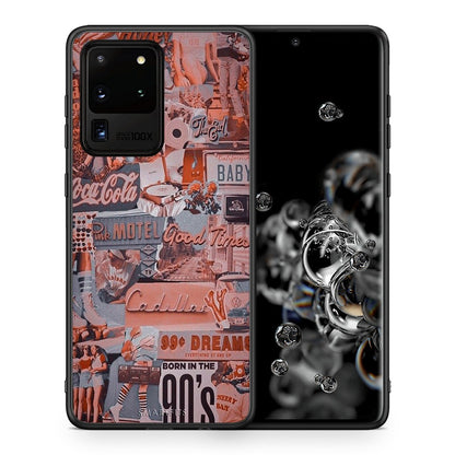 Θήκη Samsung S20 Ultra Born In 90s από τη Smartfits με σχέδιο στο πίσω μέρος και μαύρο περίβλημα | Samsung S20 Ultra Born In 90s case with colorful back and black bezels