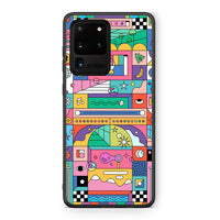 Thumbnail for Samsung S20 Ultra Bubbles Soap θήκη από τη Smartfits με σχέδιο στο πίσω μέρος και μαύρο περίβλημα | Smartphone case with colorful back and black bezels by Smartfits