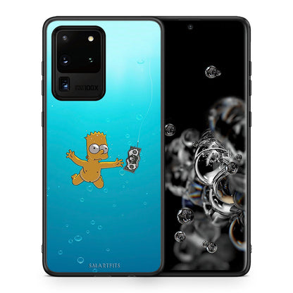Θήκη Samsung S20 Ultra Chasing Money από τη Smartfits με σχέδιο στο πίσω μέρος και μαύρο περίβλημα | Samsung S20 Ultra Chasing Money case with colorful back and black bezels