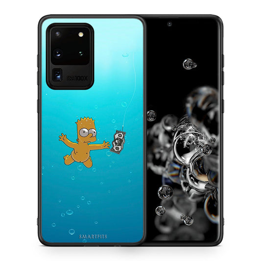 Θήκη Samsung S20 Ultra Chasing Money από τη Smartfits με σχέδιο στο πίσω μέρος και μαύρο περίβλημα | Samsung S20 Ultra Chasing Money case with colorful back and black bezels