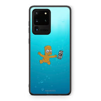 Thumbnail for Samsung S20 Ultra Chasing Money θήκη από τη Smartfits με σχέδιο στο πίσω μέρος και μαύρο περίβλημα | Smartphone case with colorful back and black bezels by Smartfits