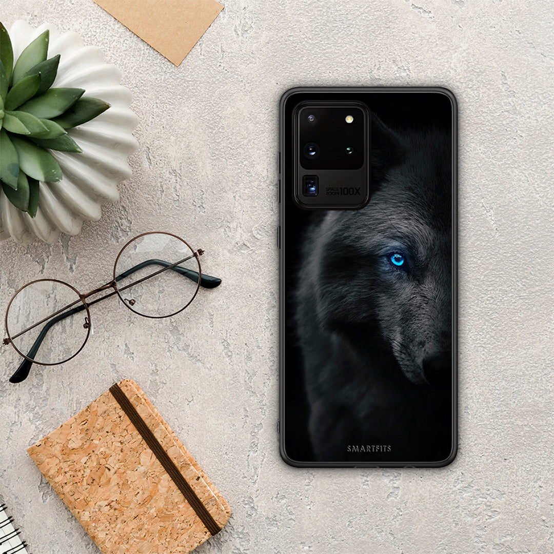 Dark Wolf - Samsung Galaxy S20 Ultra θήκη