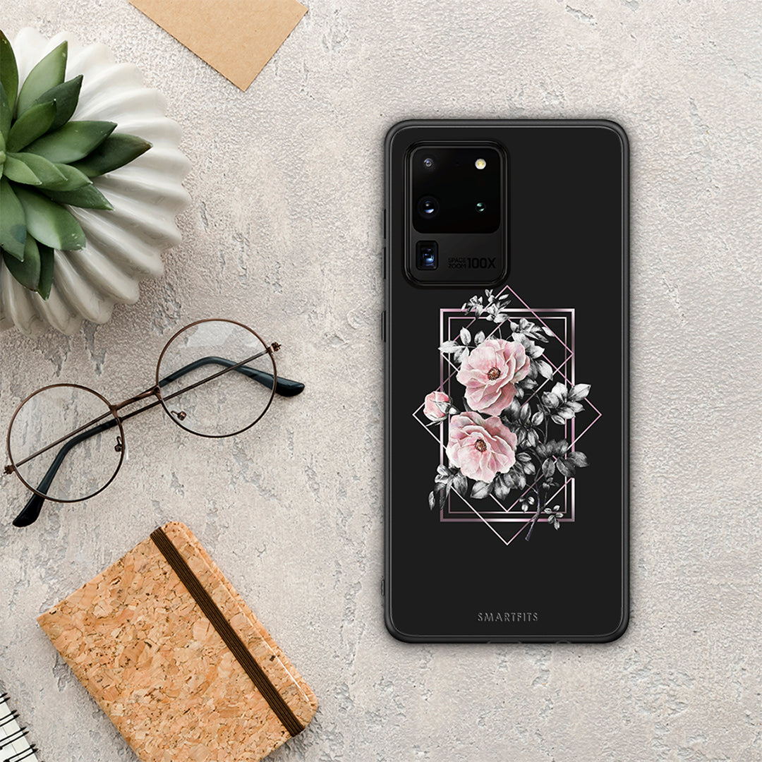 Flower Frame - Samsung Galaxy S20 Ultra θήκη