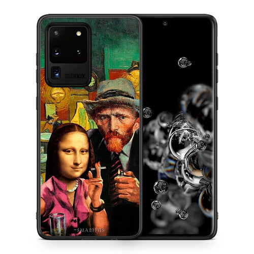 Θήκη Samsung S20 Ultra Funny Art από τη Smartfits με σχέδιο στο πίσω μέρος και μαύρο περίβλημα | Samsung S20 Ultra Funny Art case with colorful back and black bezels