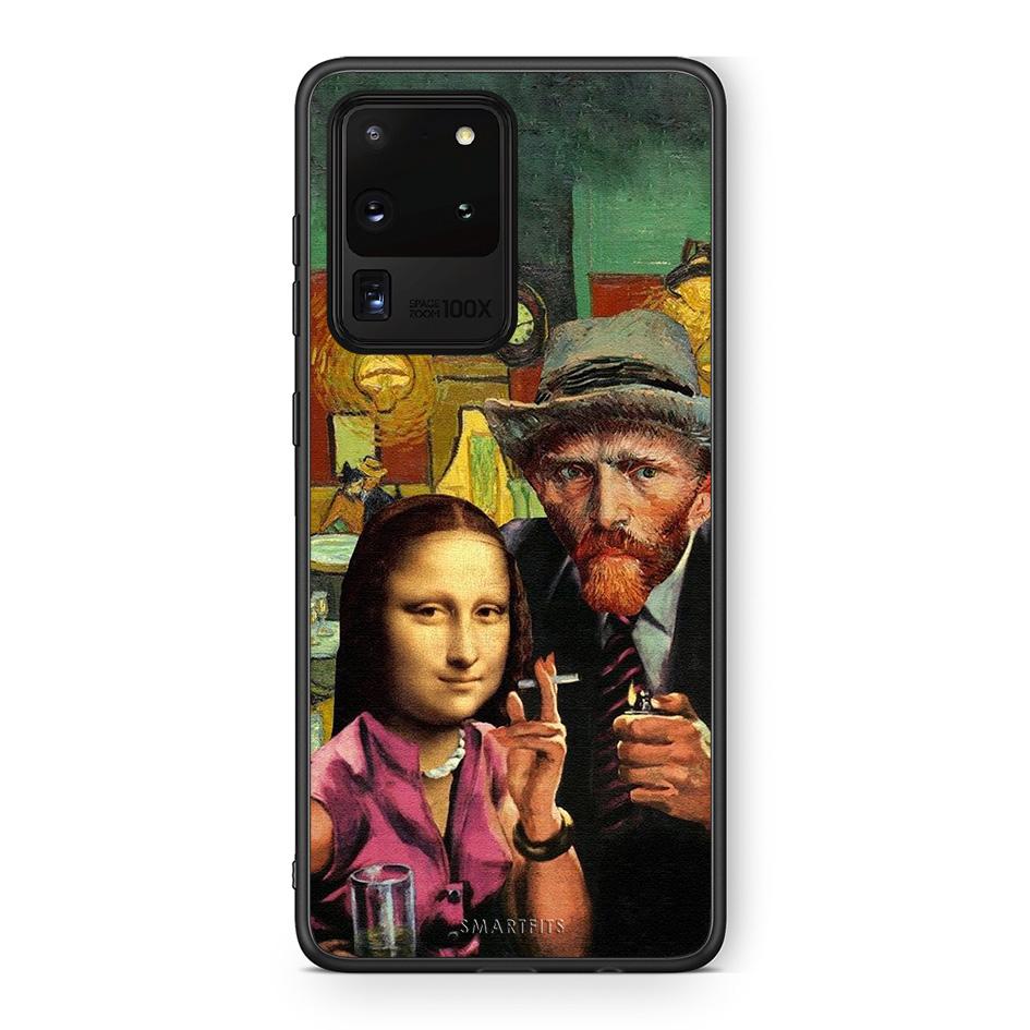 Samsung S20 Ultra Funny Art θήκη από τη Smartfits με σχέδιο στο πίσω μέρος και μαύρο περίβλημα | Smartphone case with colorful back and black bezels by Smartfits