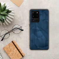 Thumbnail for Geometric Blue Abstract - Samsung Galaxy S20 Ultra θήκη