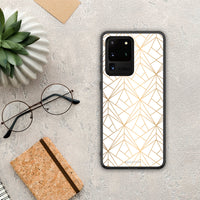 Thumbnail for Geometric Luxury White - Samsung Galaxy S20 Ultra θήκη