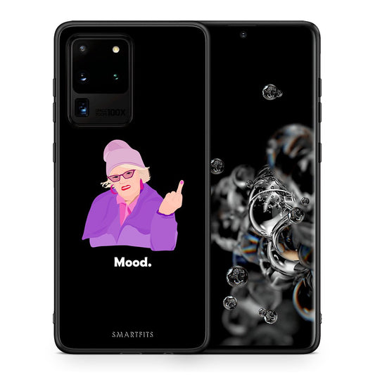 Θήκη Samsung S20 Ultra Grandma Mood Black από τη Smartfits με σχέδιο στο πίσω μέρος και μαύρο περίβλημα | Samsung S20 Ultra Grandma Mood Black case with colorful back and black bezels