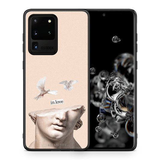 Θήκη Samsung S20 Ultra In Love από τη Smartfits με σχέδιο στο πίσω μέρος και μαύρο περίβλημα | Samsung S20 Ultra In Love case with colorful back and black bezels