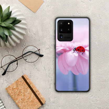 Ladybug Flower - Samsung Galaxy S20 Ultra θήκη