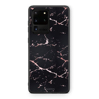 Thumbnail for 4 - Samsung S20 Ultra Black Rosegold Marble case, cover, bumper