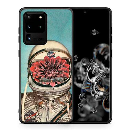 Θήκη Samsung S20 Ultra Nasa Bloom από τη Smartfits με σχέδιο στο πίσω μέρος και μαύρο περίβλημα | Samsung S20 Ultra Nasa Bloom case with colorful back and black bezels