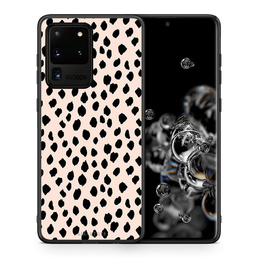Θήκη Samsung S20 Ultra New Polka Dots από τη Smartfits με σχέδιο στο πίσω μέρος και μαύρο περίβλημα | Samsung S20 Ultra New Polka Dots case with colorful back and black bezels