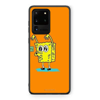 Thumbnail for Samsung S20 Ultra No Money 2 Θήκη Αγίου Βαλεντίνου από τη Smartfits με σχέδιο στο πίσω μέρος και μαύρο περίβλημα | Smartphone case with colorful back and black bezels by Smartfits