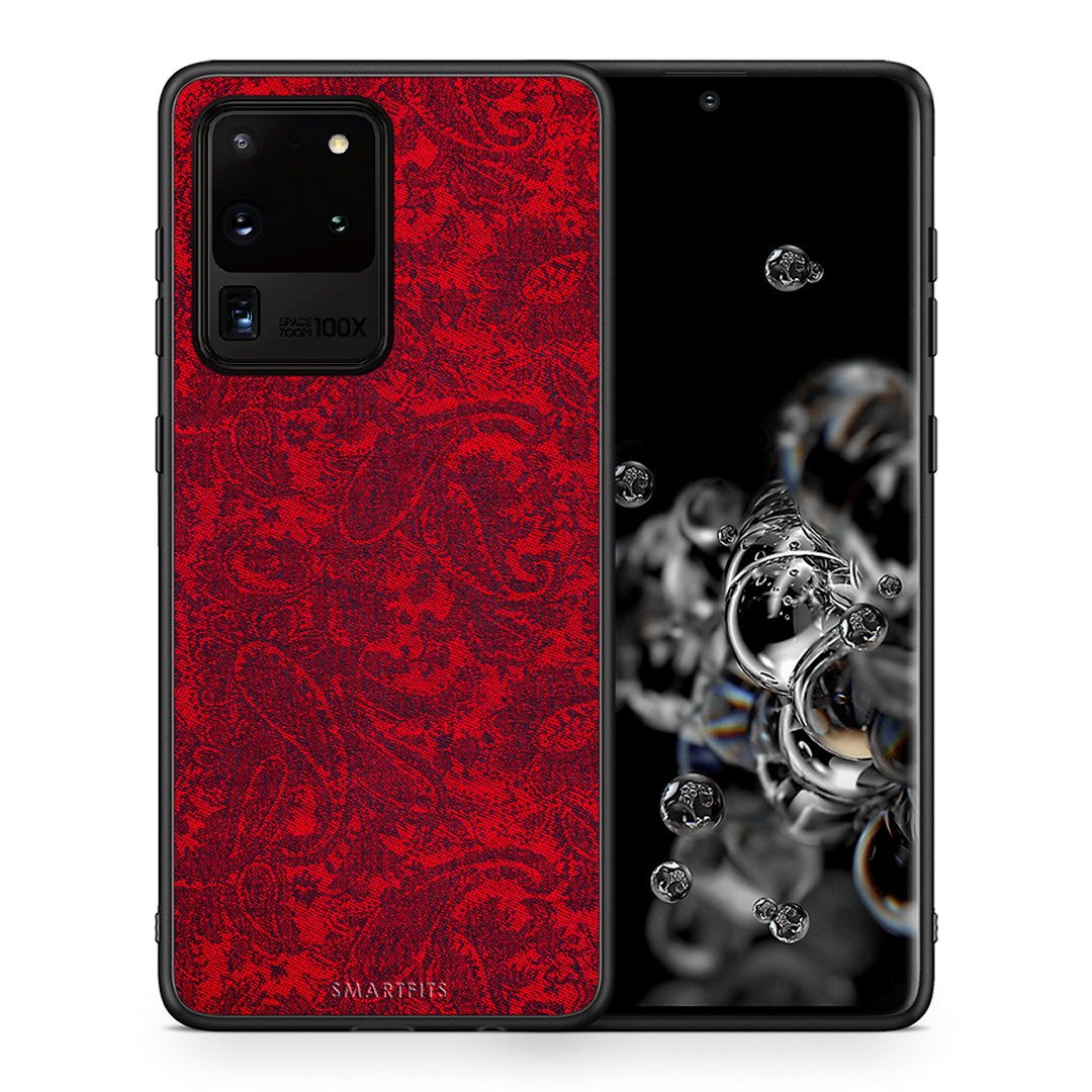 Θήκη Samsung S20 Ultra Paisley Cashmere από τη Smartfits με σχέδιο στο πίσω μέρος και μαύρο περίβλημα | Samsung S20 Ultra Paisley Cashmere case with colorful back and black bezels