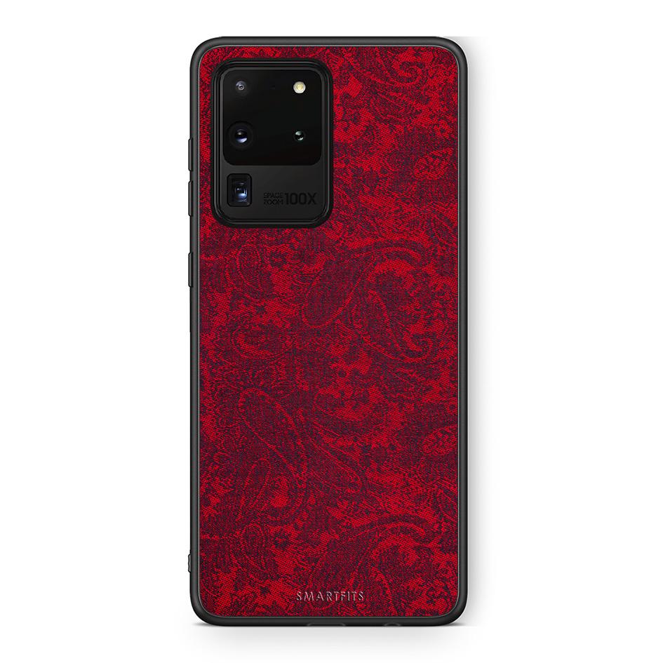 Samsung S20 Ultra Paisley Cashmere θήκη από τη Smartfits με σχέδιο στο πίσω μέρος και μαύρο περίβλημα | Smartphone case with colorful back and black bezels by Smartfits