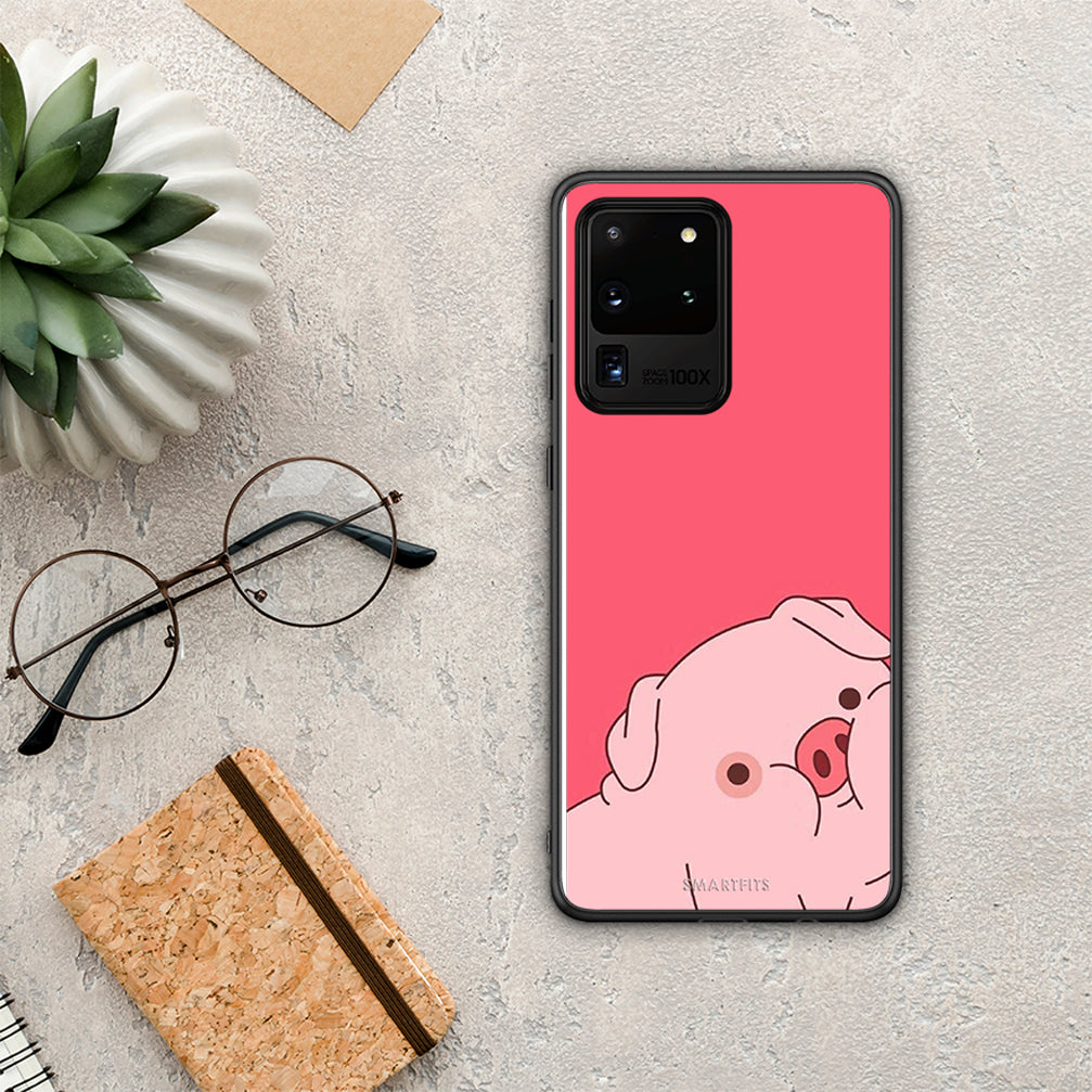 Pig Love 1 - Samsung Galaxy S20 Ultra θήκη