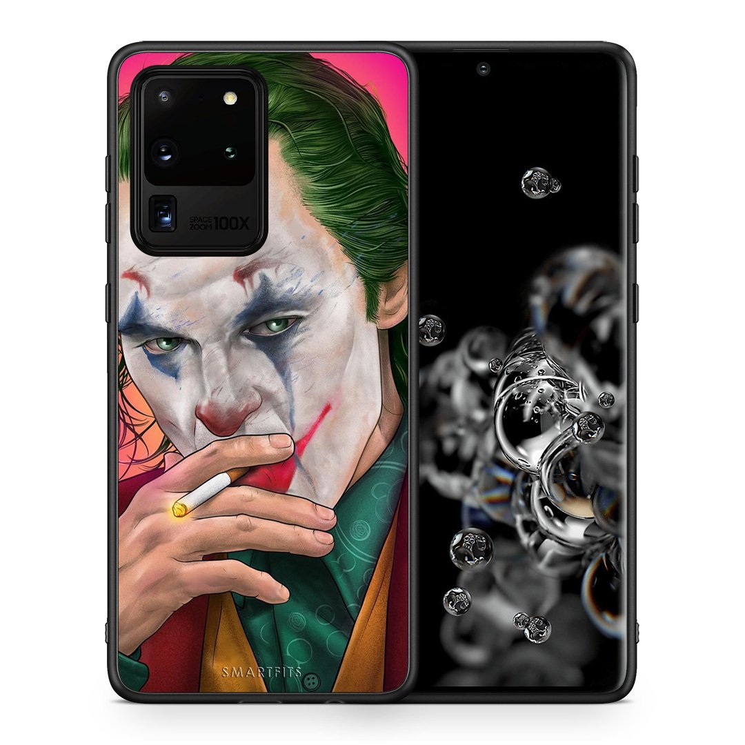 Θήκη Samsung S20 Ultra JokesOnU PopArt από τη Smartfits με σχέδιο στο πίσω μέρος και μαύρο περίβλημα | Samsung S20 Ultra JokesOnU PopArt case with colorful back and black bezels