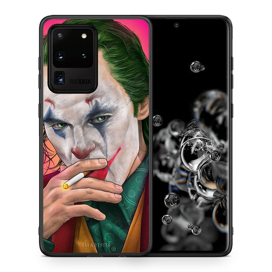 Θήκη Samsung S20 Ultra JokesOnU PopArt από τη Smartfits με σχέδιο στο πίσω μέρος και μαύρο περίβλημα | Samsung S20 Ultra JokesOnU PopArt case with colorful back and black bezels