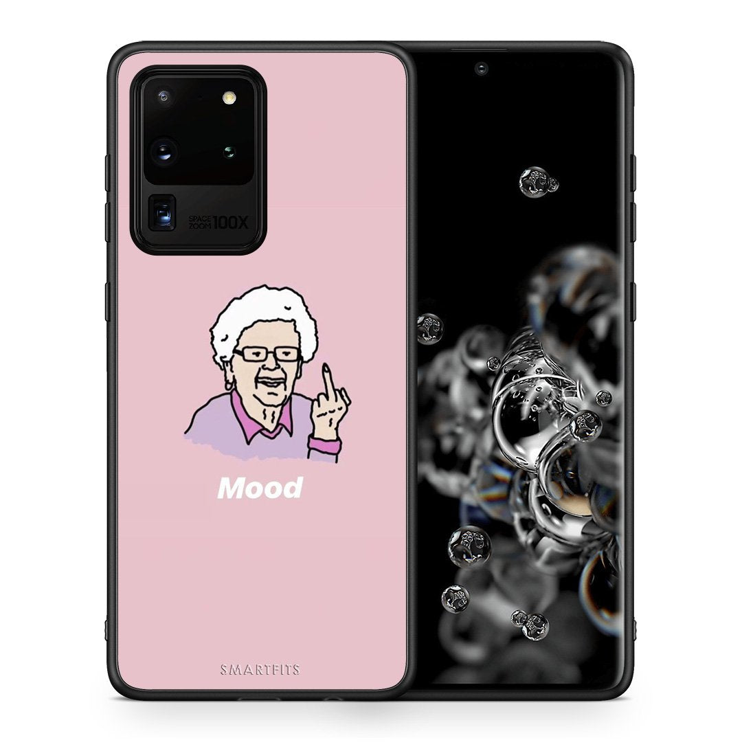Θήκη Samsung S20 Ultra Mood PopArt από τη Smartfits με σχέδιο στο πίσω μέρος και μαύρο περίβλημα | Samsung S20 Ultra Mood PopArt case with colorful back and black bezels